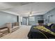 Bedroom featuring neutral walls, carpet flooring, and a single window at 646 S Joplin St, Aurora, CO 80017