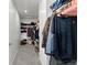 Walk-in closet with ample storage space at 603 Jewel St, Brighton, CO 80603