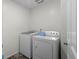 Functional laundry room featuring a washer and dryer at 603 Jewel St, Brighton, CO 80603