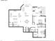 Lower level floor plan at 2615 Oak Dr # 7, Lakewood, CO 80215