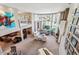Bright, expansive living room with soaring ceilings, large windows, and sophisticated decor at 2615 Oak Dr # 7, Lakewood, CO 80215