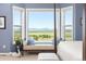 Close-up view from the bedroom bay window highlights the panoramic mountain and valley views at 4965 Bierstadt Loop, Broomfield, CO 80023