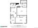 Floor plan showcasing the layout with dimensions for bedrooms, garage, and total area at 4495 Utica St, Denver, CO 80212