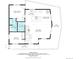 Detailed floor plan of the property, highlighting room dimensions and layout of the main level at 302 Texas Dr, Idaho Springs, CO 80452