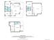 Detailed floorplan showcasing the layout of each of the three floors of the house at 302 Texas Dr, Idaho Springs, CO 80452