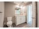 Clean bathroom with vanity and toilet at 12983 W Ida Ave # 300, Littleton, CO 80127
