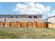A view of the backyard with fences surrounding the back of the property at 8975 Field St # 39, Broomfield, CO 80021
