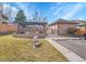 Beautifully landscaped common area with a custom courtyard at 6321 S Harrison Ct, Centennial, CO 80121