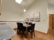 Spacious dining area with stylish lighting, perfect for gatherings at 6321 S Harrison Ct, Centennial, CO 80121