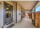 Private patio with seating area, offering an ideal space for outdoor relaxation at 6321 S Harrison Ct, Centennial, CO 80121