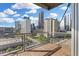 Balcony with city views and a unique vantage point to see the city at 2020 Arapahoe St # 970, Denver, CO 80205