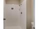 Clean shower with white tiled walls, providing a fresh and modern bathing space at 633 S Galena St, Denver, CO 80247