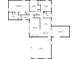 Detailed floor plan showing the layout of the home, including bedrooms, living spaces, and garage at 7390 Rafter Rd, Franktown, CO 80116