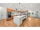 Bright kitchen with an island, stainless steel appliances, and modern cabinetry at 1490 S Vine St, Denver, CO 80210