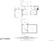 Detailed floor plan with kitchen, living room, deck, and basement outlined with precise measurements at 34586 Morgan Trl, Elizabeth, CO 80107