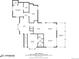 Detailed floor plan showing dimensions for the kitchen, dining area, and primary bedroom at 34586 Morgan Trl, Elizabeth, CO 80107