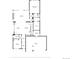 Detailed floor plan of the home's main level, showing the layout of the primary bedroom, kitchen, and living room at 5181 Appleton Way, Castle Rock, CO 80104