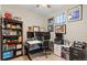 Functional home office with ample desk space, storage, and great natural light at 5181 Appleton Way, Castle Rock, CO 80104