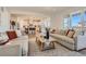 Open concept living room and kitchen space with stylish furniture and decor at 8137 Ralston Creek Ave, Littleton, CO 80125
