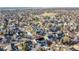 Aerial view showcasing home's location in a neighborhood at 6610 S Waco Way, Aurora, CO 80016