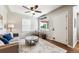 Cozy living room showcasing hardwood floors, ample natural light, and a welcoming atmosphere at 1955 Ingalls St, Lakewood, CO 80214