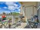 Private balcony with grill and seating at 5714 N Gibralter Way # 5-204, Aurora, CO 80019