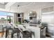 Modern kitchen features stainless steel appliances and granite countertops at 1411 Wynkoop St # 806, Denver, CO 80202