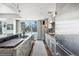 Modern kitchen with granite counters and stainless steel appliances at 1411 Wynkoop St # 806, Denver, CO 80202