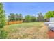 Spacious yard with wooden fence and mature trees, providing privacy and a natural setting at 7610 S Garland St, Littleton, CO 80128