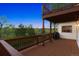 Spacious wood deck overlooks open fields at 7289 Stroh Rd, Parker, CO 80134