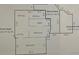 Floor plan showcasing layout of rooms, including living, dining, kitchen, bath, and bedrooms at 110 S Hoyt St, Lakewood, CO 80226