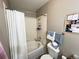 Bathroom with shower/tub and updated vanity at 23080 York Ave, Parker, CO 80138