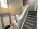 Bright entryway with staircase and high ceilings at 23080 York Ave, Parker, CO 80138