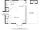 Layout showing the kitchen, living room, dining area and covered patio spaces at 29827 Gigi Rd, Evergreen, CO 80439