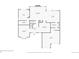 Floor plan showing the layout of the first floor with living room, kitchen, dining room, study, bathroom, and garage at 16257 E Belleview Pl, Centennial, CO 80015