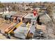 Aerial view of property showing location and neighborhood at 2929 N Josephine St, Denver, CO 80205