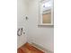 Small laundry room with washer and dryer hookups at 2929 N Josephine St, Denver, CO 80205