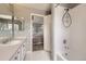 Bathroom with view to bedroom at 1663 E 96Th Pl, Thornton, CO 80229