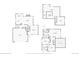 A floor plan featuring all three floors of the house from the basement to the second floor at 1663 E 96Th Pl, Thornton, CO 80229
