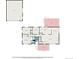 Detailed floorplan showcasing the layout of the home including bedrooms, bathrooms, and living areas at 4395 E Arapahoe Pl, Centennial, CO 80122