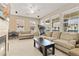 Bright living room featuring many windows, lots of natural light and comfortable seating at 32 Whitehaven Cir, Highlands Ranch, CO 80129