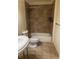 Basement bathroom with shower/tub combo at 6297 W Prentice Ave, Littleton, CO 80123