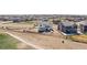 Aerial view of a pristine property showcasing lush landscaping, perfect for outdoor enjoyment and entertaining at 11033 Olathe St, Commerce City, CO 80022