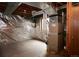 Unfinished basement utility area with mechanicals at 8653 Red Clover Ct, Parker, CO 80134