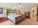 Bedroom boasts a neutral color palette, soft carpet, and bright skylight at 40 S 34Th St, Boulder, CO 80305