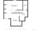 Basement floor plan featuring a recreation room, bath, utility room, and bedroom at 2364 S Harlan St, Lakewood, CO 80227
