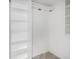 Spacious closet with ample shelving, offering plenty of storage options at 1293 S Perry St, Denver, CO 80219