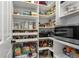 Organized pantry with ample shelving and storage space at 7251 S Old Hammer Way, Aurora, CO 80016