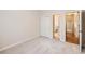 Neutral bedroom with carpet and closet at 21107 Hawthorne Ln, Parker, CO 80138