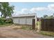 Exterior view of a three car detached garage at 3285 S Delaware St, Englewood, CO 80110